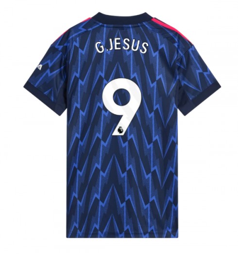 Arsenal Gabriel Jesus #9 Venkovní Dres pro Dámské 2025-26 Krátký Rukáv Arsenal Gabriel Jesus #9 Venkovní Dres pro Dámské 2025-26 Krátký Rukáv